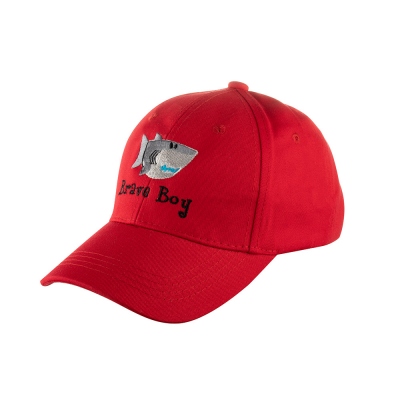 Motif de broderie personnalisé et casquette de baseball en coton avec texte pour enfants