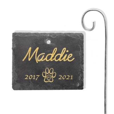 Personalized Pet Memorial Plaque with Hook
