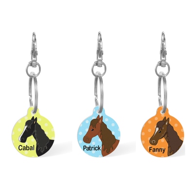 Customized Equestrian Horse ID Tag