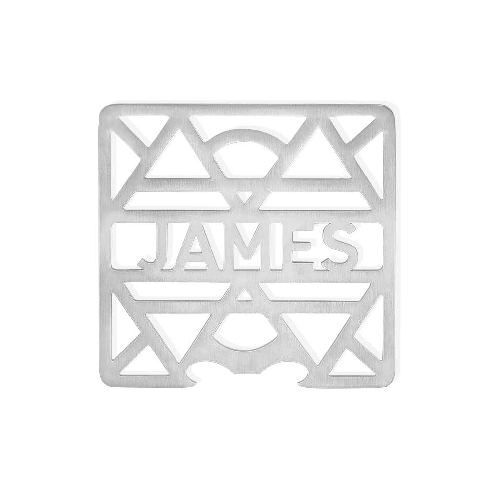 Personalized Name Stainless Steel Coaster Bottle Opener