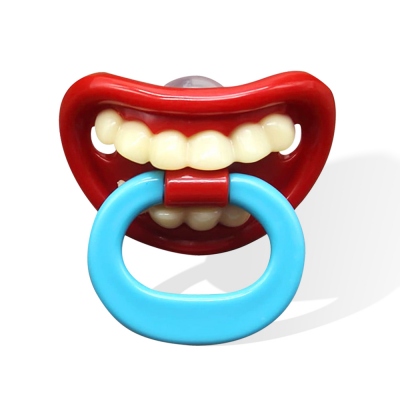 Funny Pacifier, Soft Silicone Teethers Teeth Pacifier for Child, Gift for Halloween/Christmas