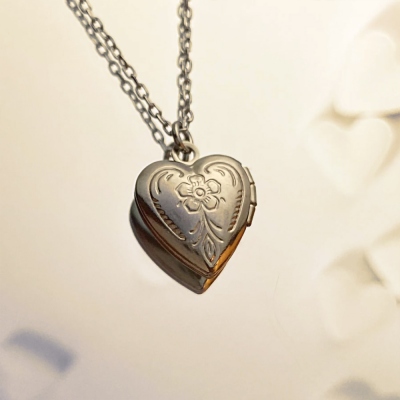 Collier Médaillon Personnalisable Petit Prince Renard - Argent 925, Gravure Photo - Cadeau Émotionnel