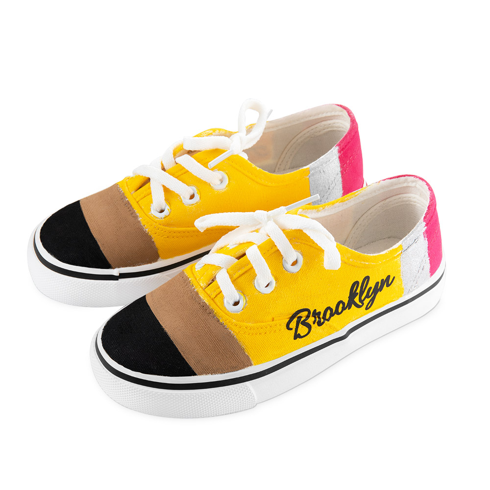 Sapatos personalizados para professores de volta às aulas, tênis de estudante estilo lápis, presente para crianças/professores