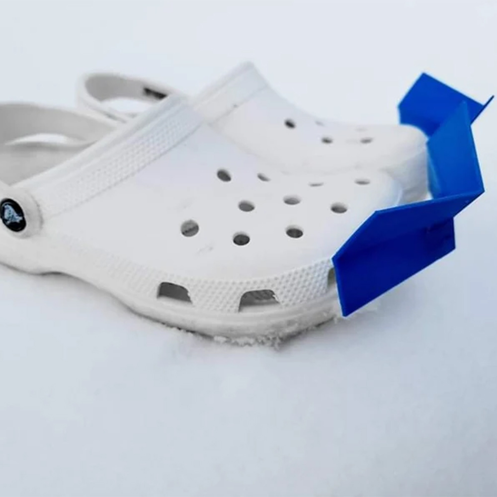 3D Printed Crocs Snow Plow
