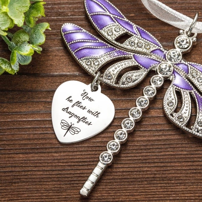 Dragonfly Memorial Ornament