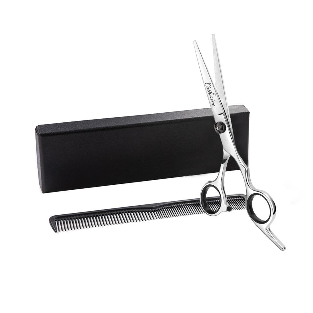 Tesoura e pente de barbeiro personalizados, tesoura profissional para corte de cabelo, presentes para esteticistas de barbeiro