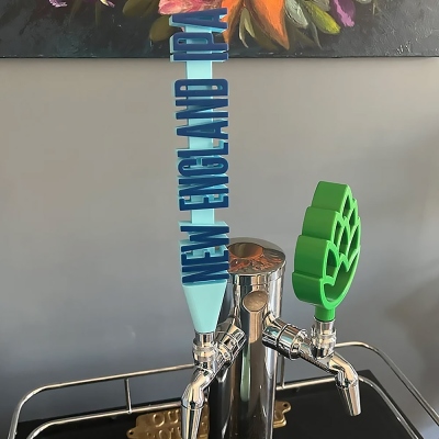 3D Printed Custom Tap Handle, High Contrast, Any Color Combination, Custom Tap Handle, Tap Handle