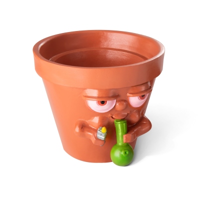 Pot Smoking Ripping a Bong Pot Planter for Succulents or Houseplants, Mini Plant Pot, Creative Flowerpot Indoor Planter, Gift for Family/Friend