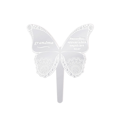 Custom In Loving Memory Butterfly, Mum in Heaven Grave Decoration for Cemetery, Memorial Gift, Butterfly Ornament Ground Stake