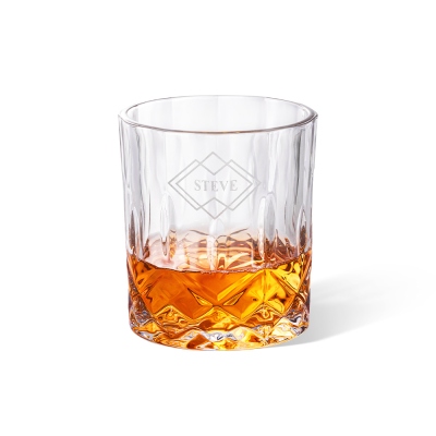 Personligt namngraverat whiskyglas, 10 oz Bourbon whiskyvinglas, alkoholpresent till whiskydrickare, fars dagspresent till pappa/brudgum/män