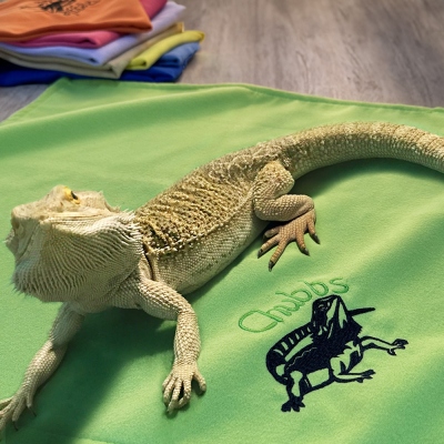 Personalized Name Bearded Dragon Blanket, Bearded Dragon Beds, Reptile/Gecko Tank Cave Decorations Accessories, Bearded Dragon Starter Kit