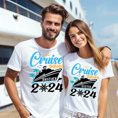 Custom Cruise Squad 2024 Shirt, Family Cruise Shirt, Family Cruise Trip Tshirt, Custom Cruise Shirt, Cruise Ship Shirt, Family Vacation 2024