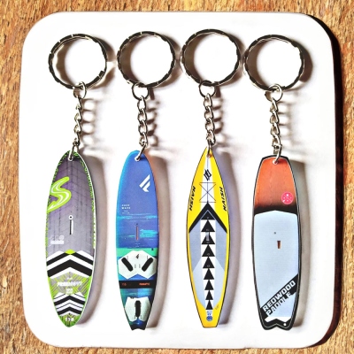 Custom Photo Surfboard Keychain, Paddle Board Shaped Keychain, Luau/Beach/Pool Party Favor, Keyring for Backpack/Purse/Luggage, Gift for Surfing Lover