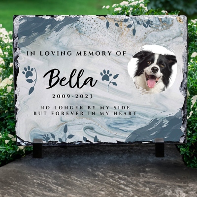 Personalized Pet Memorial Stones for Dogs/Cats, Granite Garden Stone, Pet Funerary Headstones/Tombstones, Pet Loss/Passing Away/Remembrance Gifts