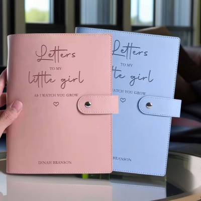 Letters to My Daughter Son Journal, Custom Name Journal, Memory Keepsake, Baby Memory Book, Custom Pregnancy Journal, Baby Shower Gift