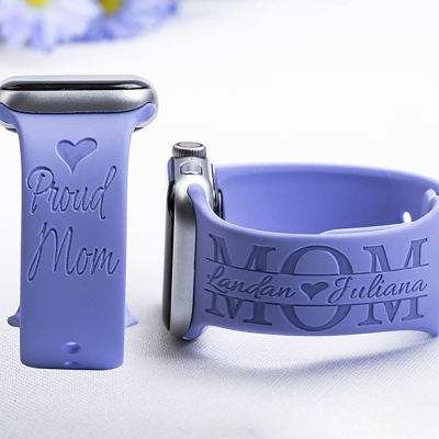 Custom MOM Band/Strap for Apple Watch/Fitbit/Galaxy