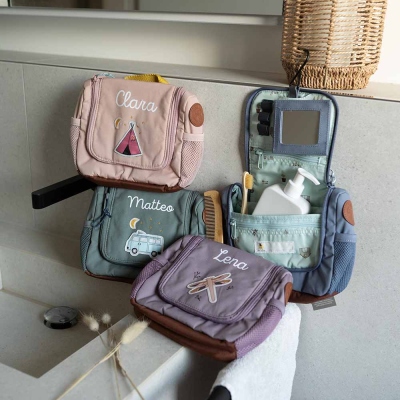 Toiletry Bag for Children, Cosmetic Bag for Children, Wash Bag for Girls, Wash Bag for Boys, Travelling with Children