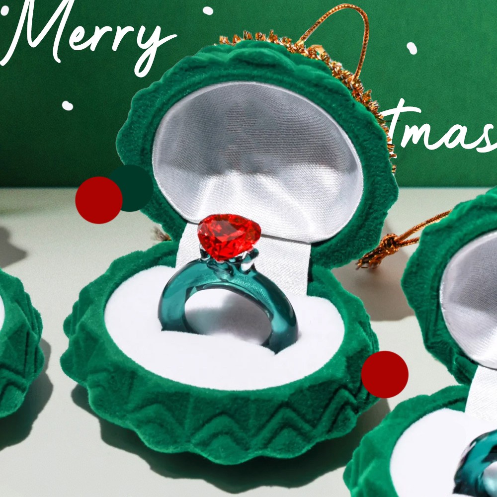 Christmas ring box