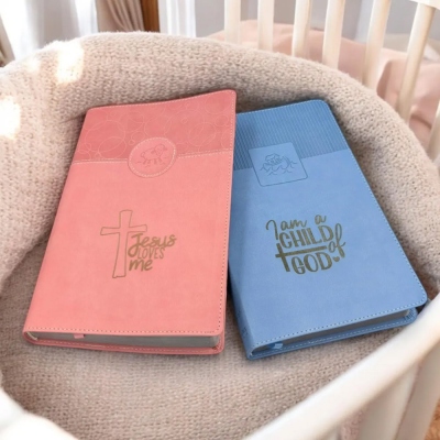 Personalized Baby Notebook, Custom Baby Shower Gift, Baptism Gift, Keepsake for Newborn, Gift for Kids