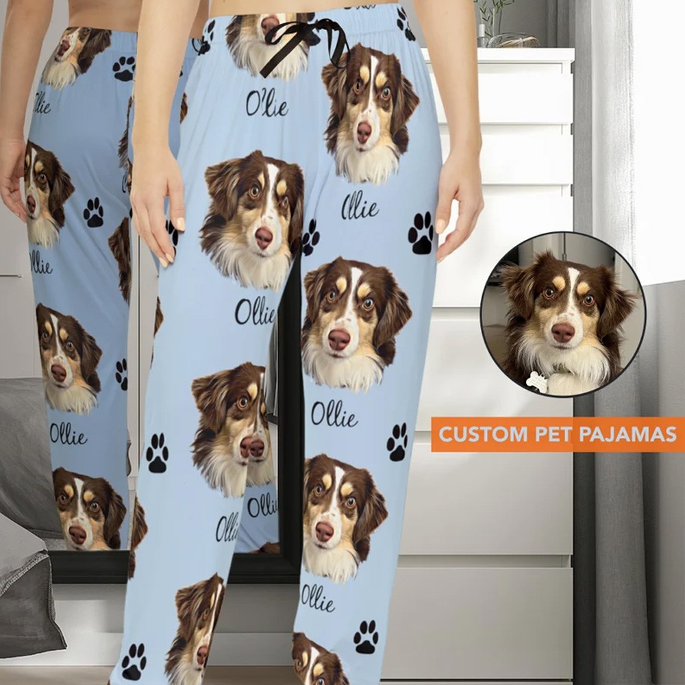 Custom Name Horse Face Pattern Pajama, Personalized Horse Pajama Set for Family, Christmas Gift, Gift for Horse Lovers/Animal Lovers