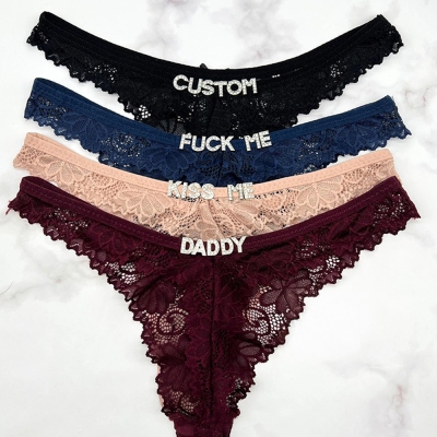 Custom Name Thong, Personalised Name Thong, Name Thong