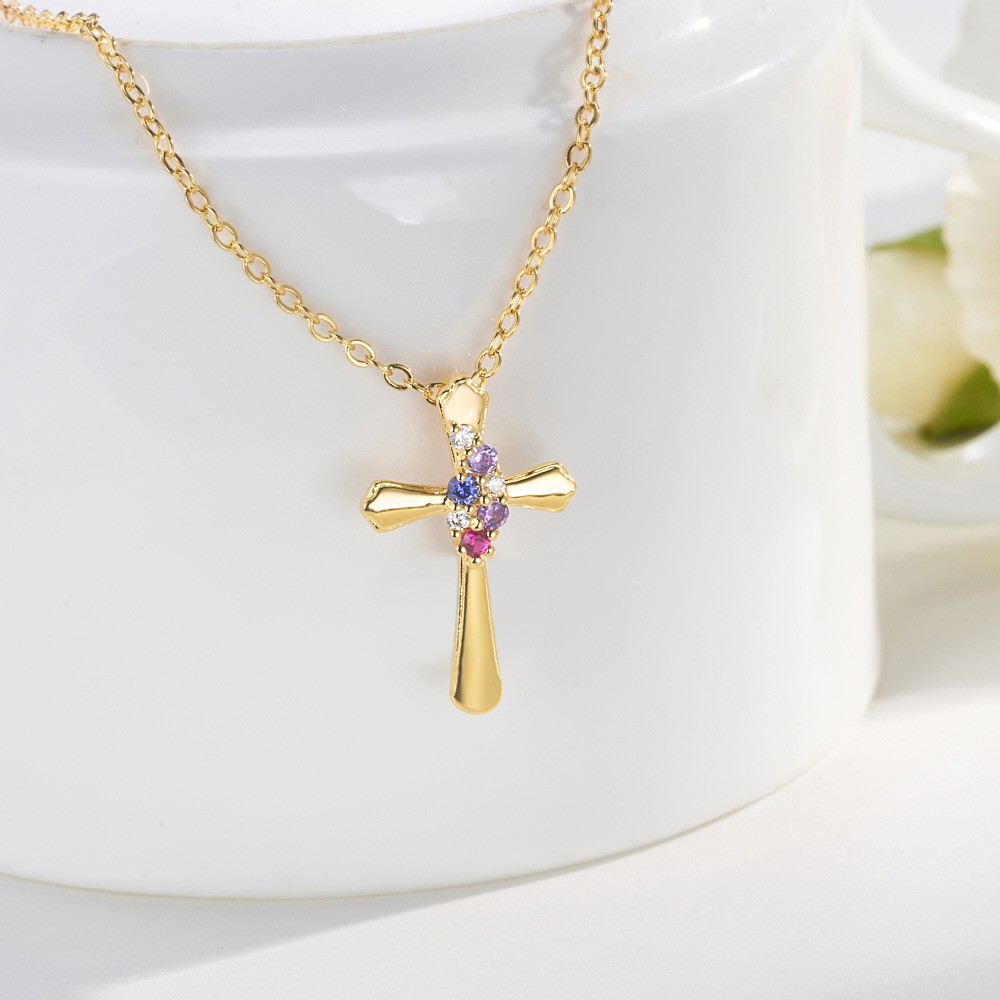 Personalized Cross Necklace