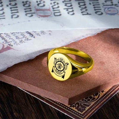 Personalized Family Signet Rings‎