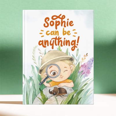 Personalised Kids Book - You Can Be Anything! Custom Story for Child, Birthday gift, gift for nephew, Kids Customised Story, Dream Big Book