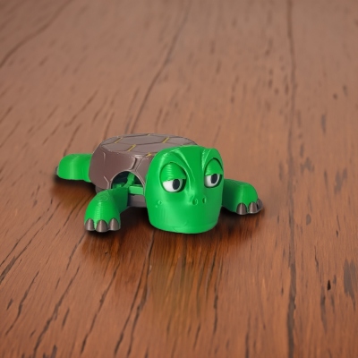 3D Printed Funny Turtle Coaster, Turtle Cup Holder with Interactive Expression, Home Decor, Kitchen Accessories, Gag Gift for Tortoise Lovers