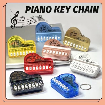Buy One Get One Free – Mini Piano Keychain, Playable Light-Up Musical Toy, Colorful Cute Gift for Music Lovers & Kids