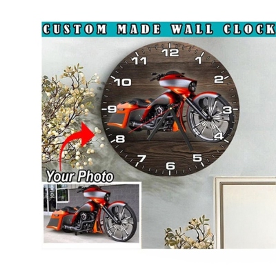 Karting Go Kart Racing Personalized Wooden Wall Clock, Unique Gifts For Karting Lovers, Best Karting Birthday Gifts, Custom Go Kart Gifts