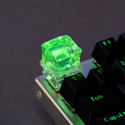 DND Gelatinous Cube Keycap Set, Escape KeyCap Set for Cherry MX Keyboard, Artisan Keycaps, Gifts for DND Players