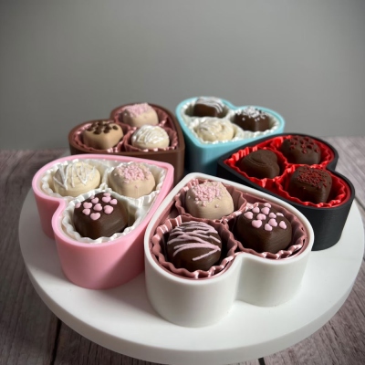 Chocolate Box Fidget Clicker Toy, Mechanical Keyboard Switch Fidget Clicker, Stress Relief/ASMR Stim Button Clicker, Gift for Dessert Lovers/ADHD/Her