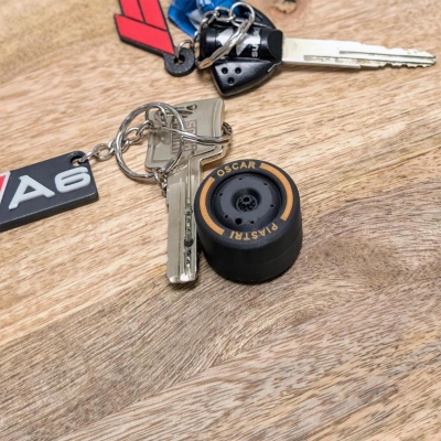 Personalized Name & Number Keychain, Formula 1 Decor, Racing Accessory, Unique Bag Name Tag, Birthday/Anniversary Gift for Motorsport Fans/Friends