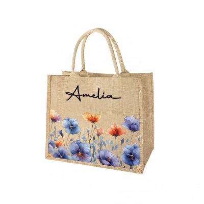Birthflower Tote Bag