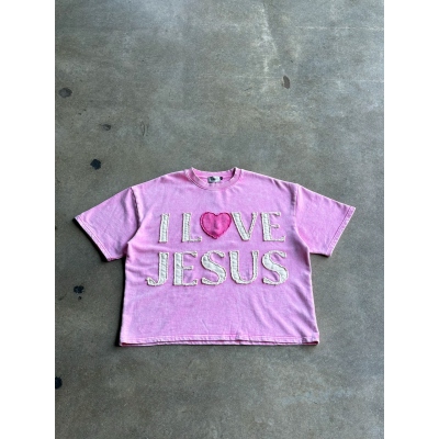 I Love Jesus Collection Black and Pink Shirt & Hoodie