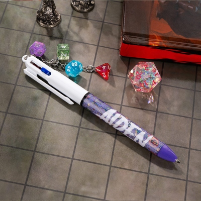 Personalized DND Dice Multicolor 3-in-1 Ballpoint Pen, Colored Pens, Office Supplies, School Supplies, Unique Gift for Artist Students/Kids