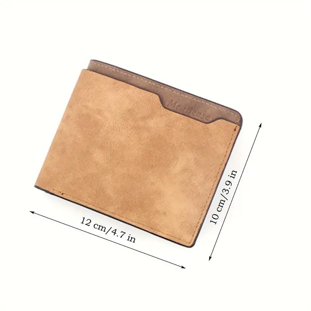 Men's Lion Pattern PU Leather Wallet