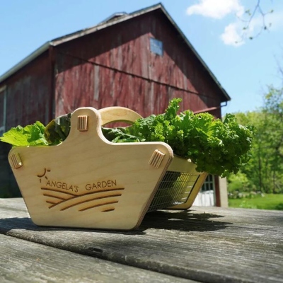 Personalized Harvest Basket, Garden Basket, Gift for Gardener, Mom Garden Gift, Vegetable Garden, Flower Garden, Egg Basket, Gardener Gift