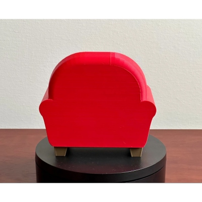 3D Printed Mini Sofa Phone Stand, Colorful Chair-Shaped Phone Holder, Cute Phone Accessories, Home Desk Decor, Birthday Gift for Family/Friends/Her