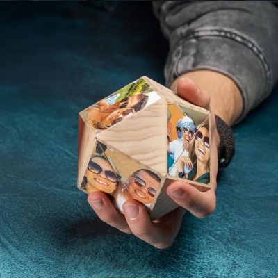 Personalized 11 Photos Cube