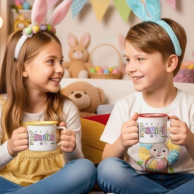 easter name mug
