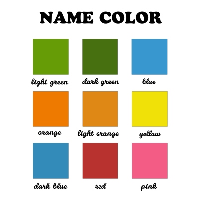 name color