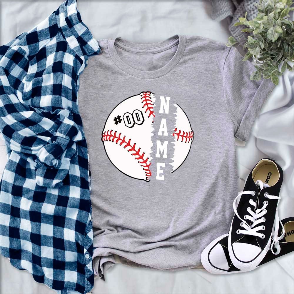 Custom Name Baseball Shirt, Baseball Mom/Dad Tee, Baseball Team Name