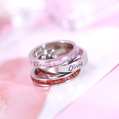 Personalized stacking ring