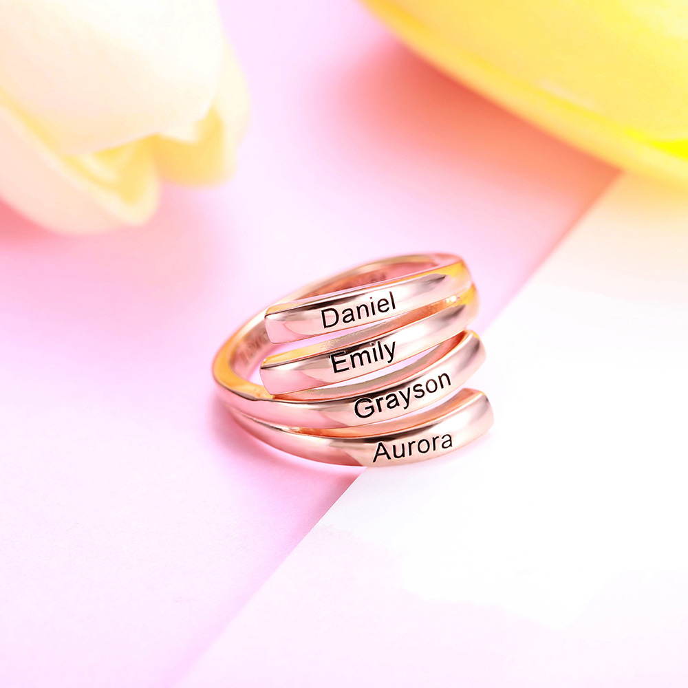 personalized name ring