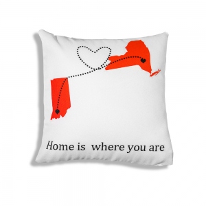 Personalized Long Distance Relationship Pillow