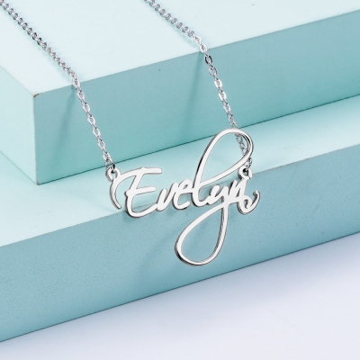 Personalized Calligraphy Name Necklace