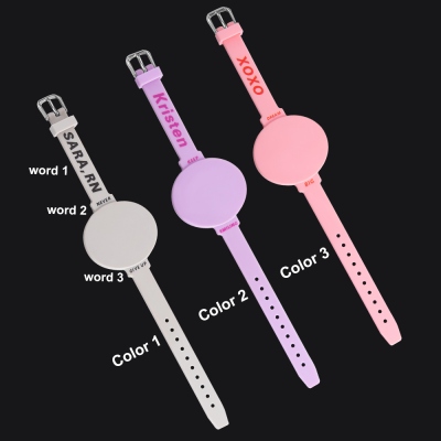 Personalized Erasable Silicone Note Wristband Gift For Nurses/Students