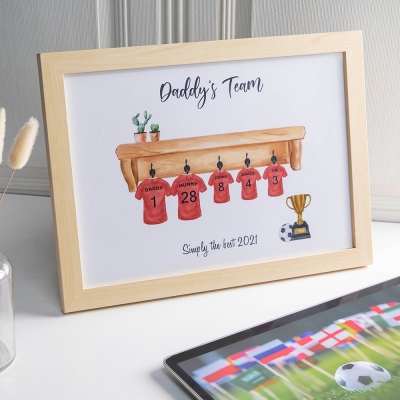 Personalized Soccer Print